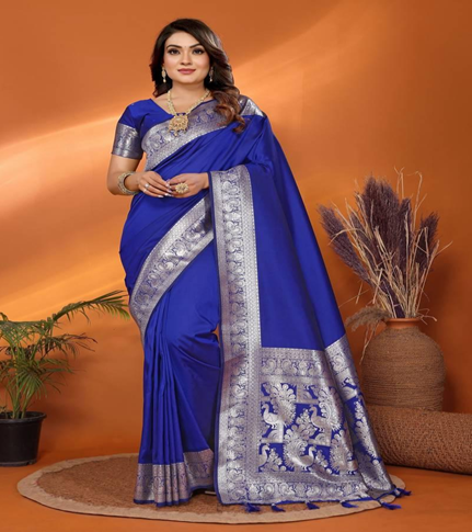 Royal Blue Saree