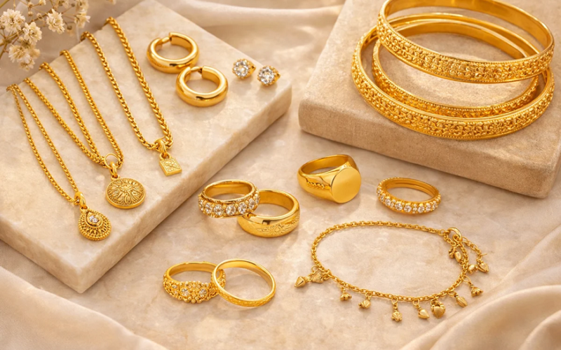 gold jewellery collection